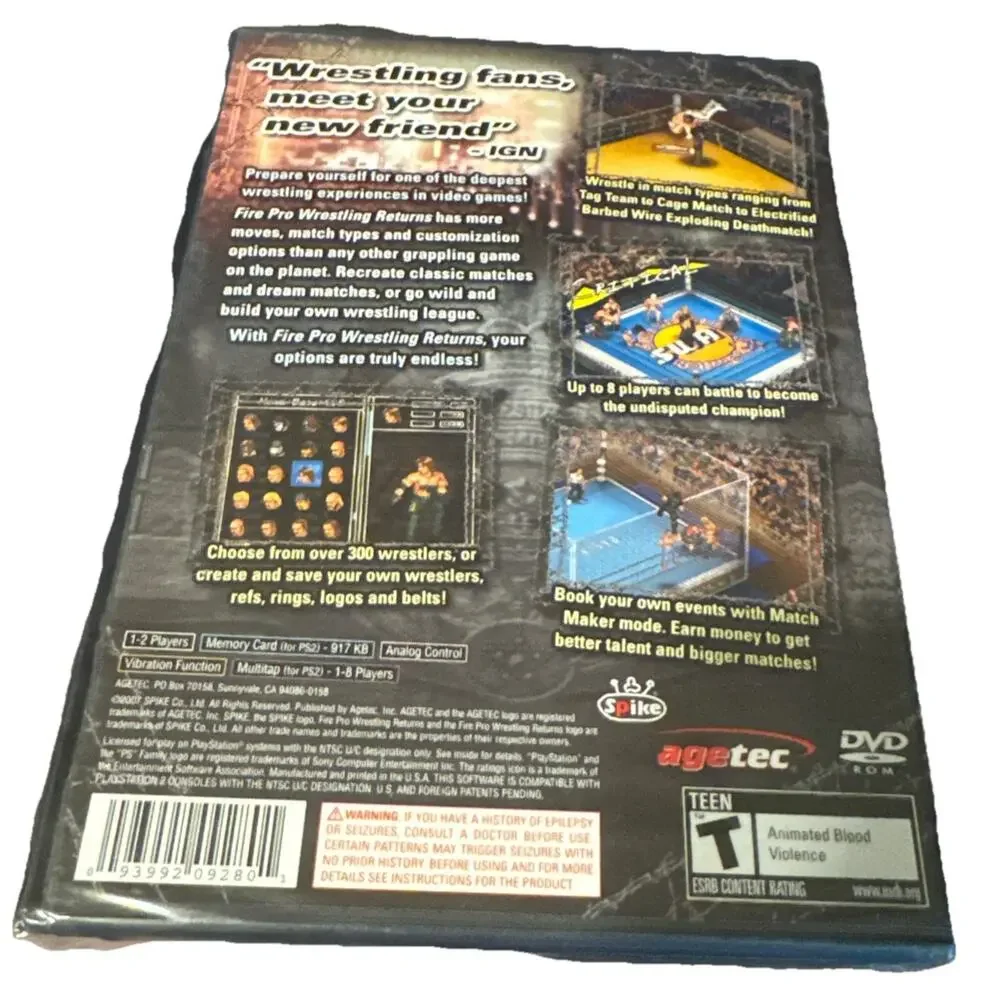 NEW SEALED Fire Pro Wrestling Returns for PlayStation 2! AEW WWE Kenny Omega